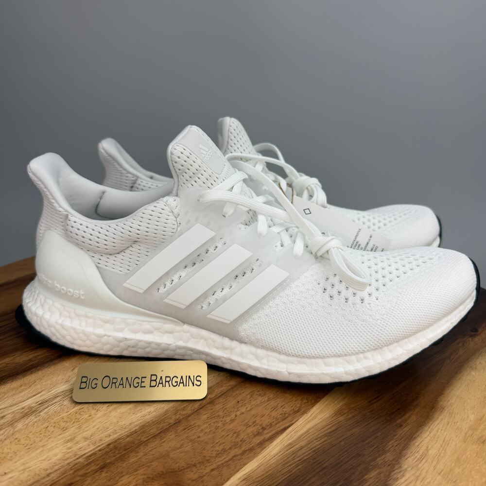 adidas Ultraboost 1.0 Triple White Men's 11 New HQ4202